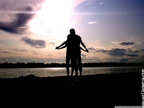 Download Lovers silhouette wallpaper - Romantic couple wallpapers for ...