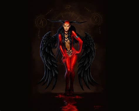 Evil Angel Girl Wallpaper Arte De Fantasía Oscura Imágenes Bellas Ángeles Oscuros