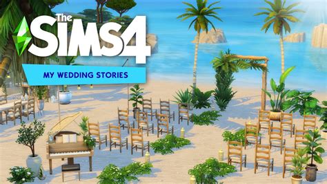 Boho Beach Wedding Venue 🌴 Sims 4 My Wedding Stories Build Youtube