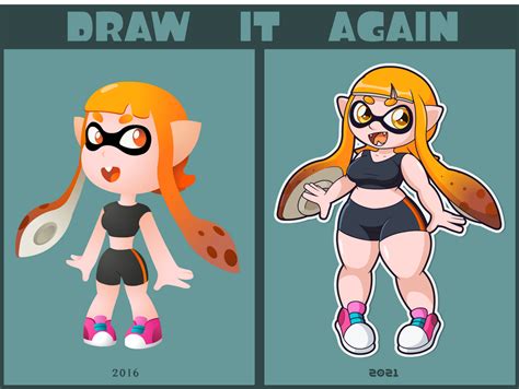 Draw It Again Inkling Girl By Doctor G On Deviantart