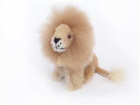 On Sale Now Stuffed Plush Lion Mini Lion Handmade Lion Soft Lion Toy