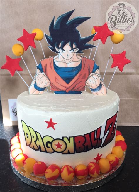 Dragon ball z cake toppers featuring goku, vegeta, gohan, krillin, and trunks. Dragon ball Z birthday cake | Goku birthday, Anime cake ...