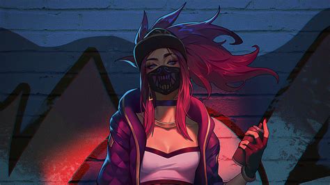 1366x768 Kda Akali With Spray 4k Laptop Hd Hd 4k Wallpapersimages