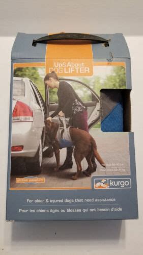 Kurgo Up And About Dog Lifter 50 90 Lbs For Older And Injured Dogs Blue