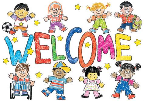 Welcome Cards For Students Clip Art Library