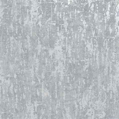 Holden Loft Texture Industrial Concrete Wallpaper Metallic Grey Silver