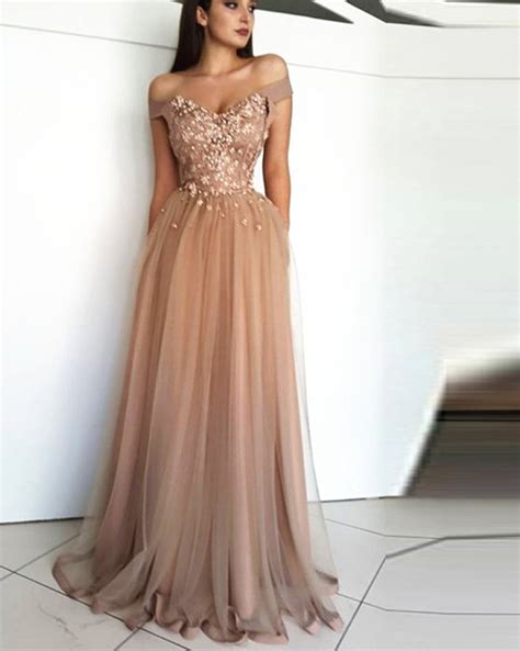Champagne Evening Dress Long Appliques Beading Sexy Bride Banquet Siaoryne