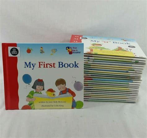 My First Steps To Reading Complete Book Set Lot Of 25 Moncure Alphabet