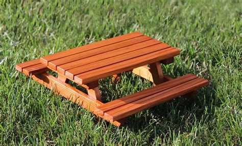 Handmade Miniature Picnic Table