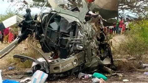The cause of the crash. Kenya Army helicopter with two pilots crashes in Machakos - Goobjoog News English