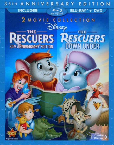 Rescuers 35th Anniversary Edition The Rescuers Down Under 3 Discs