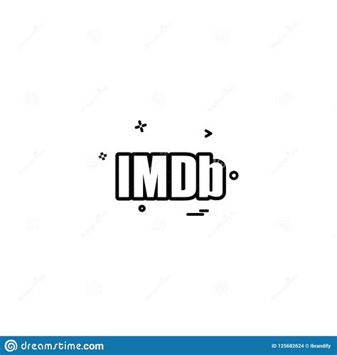 Imdb Icon Design Vector Editorial Stock Image Illustration Of
