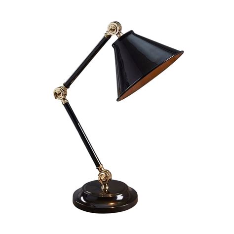 Provence Small Table Lamp In Blackpolished Brass