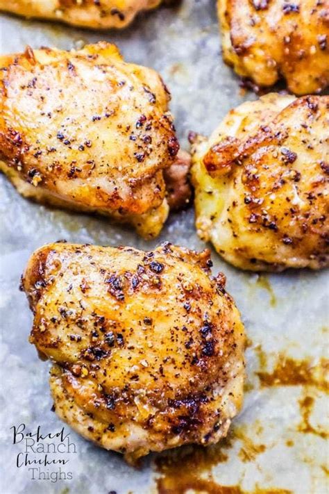 You won't believe they are baked! Chicken Thighs Easy Recipe - Best Recipes Around The World