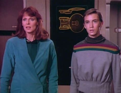Dr Beverly Crusher And Son Wesley From Star Trek The Next Generation Scotty Star Trek Star