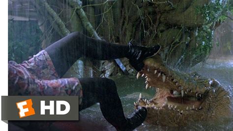 Jumanji 58 Movie Clip Crocodile Attack 1995 Hd Youtube