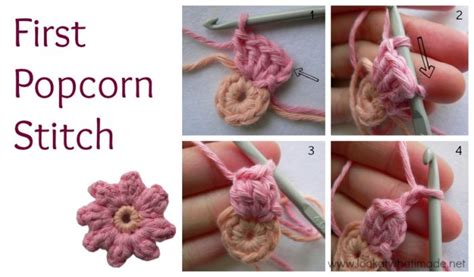 How To Crochet Popcorn Stitch