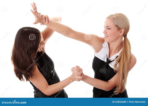 Two Women Fight Stock Photo Image Of Competition Businesspeople