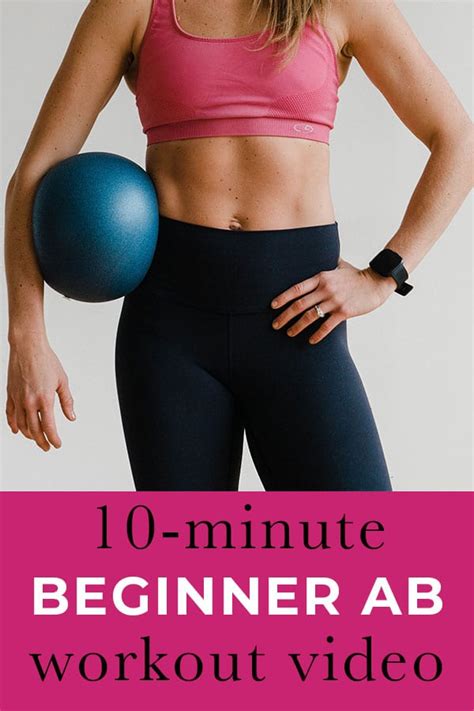 10 Minute Beginner Ab Workout Video Nourish Move Love