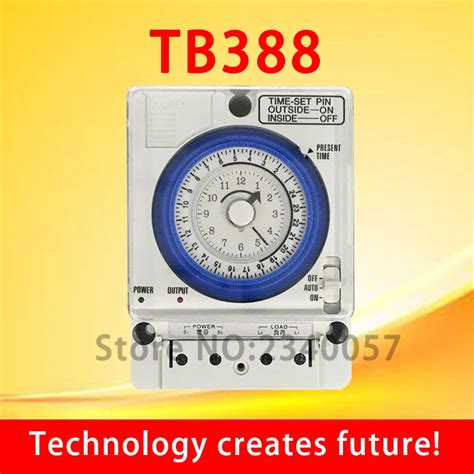 24 Hour Timer Switch Tb388 Time Timer Rated Voltage100 240v In
