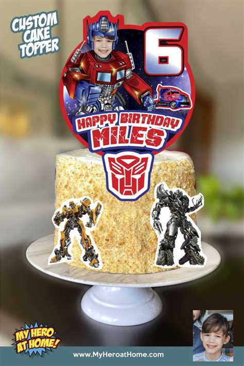Turn Your Boy In Optimus Prime To Be The Star Of His Autobots Cake