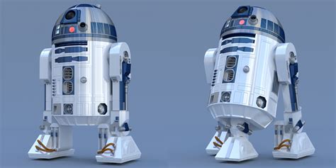 R2 D2 Free 3d Blender Model Conversion Ver 1 0 By Pixeloz On Deviantart