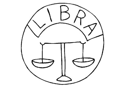 Simple Libra Zodiac Sign Coloring Page Download Print Or Color