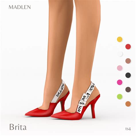Madlen Madlen Brita Shoes Slingback Pumps Featuring