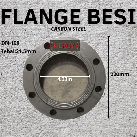 Jual Flange Besi Dn 100 Flange Carbon Steel Dn 100 Dn15 433inch