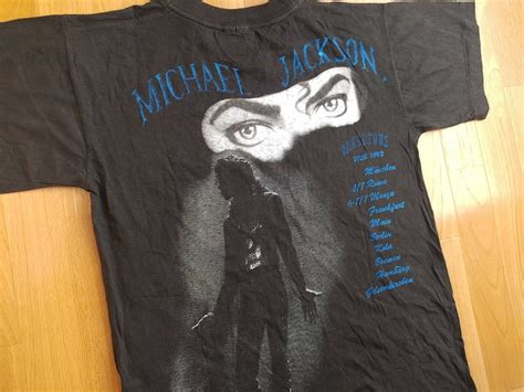 Vintage Michael Jackson T Shirt Dangerous Concert Tour Etsy