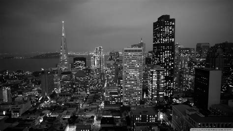 Black And White Cityscapes Wallpaper 1920x1080 333360