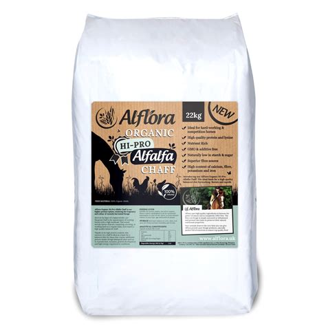 Alflora Organic Hi Pro Alfalfa Chaff 22kg Click And Collect Manor