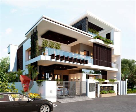 High Class Bungalow Elevation House Architecture Styles Modern