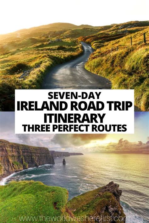 10 Day Ireland Itinerary 3 Road Trip Routes Ireland Road Trip