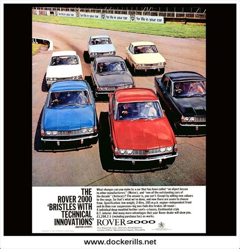 Rover 2000. Original Vintage Advert From October 23rd 1965 | Car rover