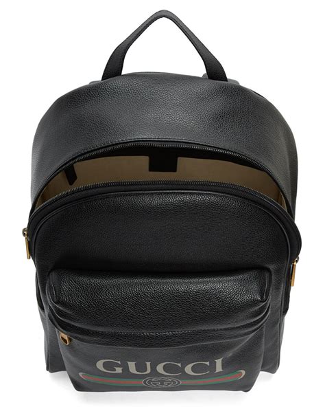 Gucci Black Print Backpack · Vergle
