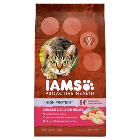 We researched the best options to suit your pet's dietary needs. IAMS Proactive Health High Protein Adult Dry Cat Food 6lbs ...