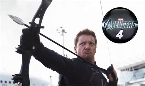 Avengers 4 Jeremy Renner Teases Hawkeye Return In Bloody Photo Films