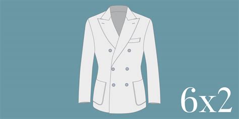 The Modern Double Breasted Suit Italian Style For 6x2 4x2 Button Jackets