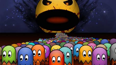 Fondos De Pantalla Ilustración Videojuegos Dibujos Animados Pacman