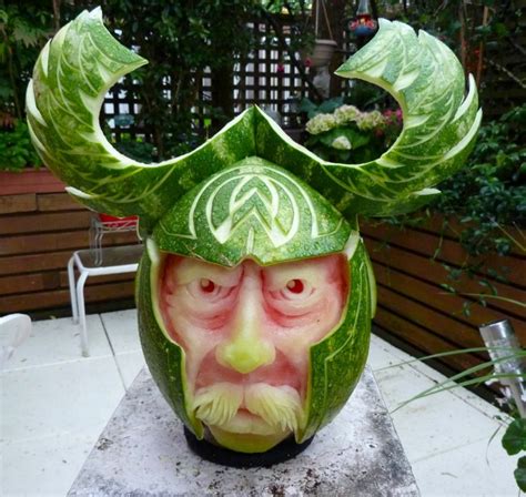 Stunning Watermelon Carvings Paradoxoff