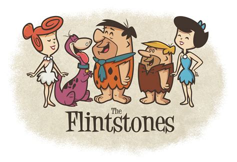 The Flintstones Classic Cartoon Characters Flintstones Vintage Cartoon