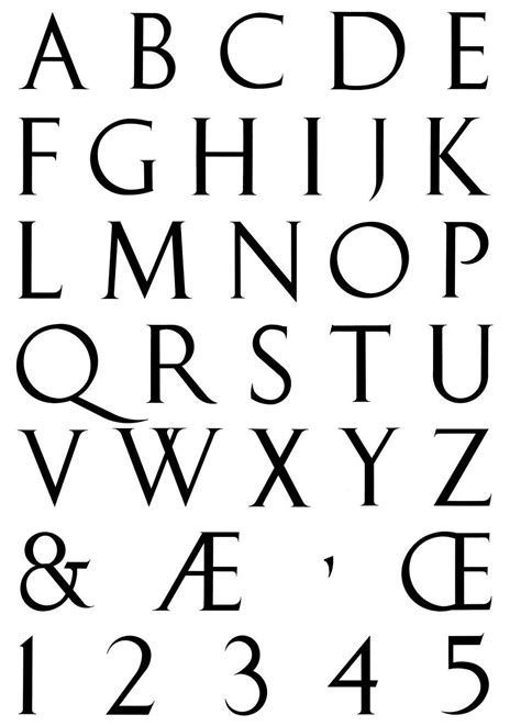 Ancient Roman Letters Font Popular New Fonts