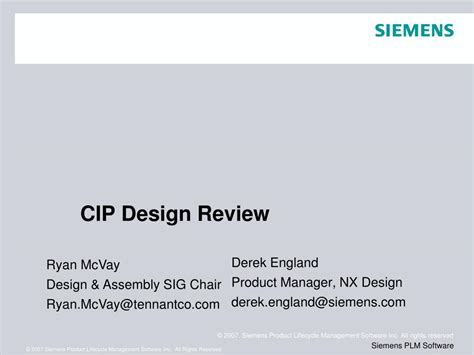 Ppt Cip Design Review Powerpoint Presentation Free Download Id3607674