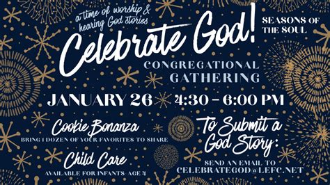 Celebrate God Lancaster Evangelical Free Church