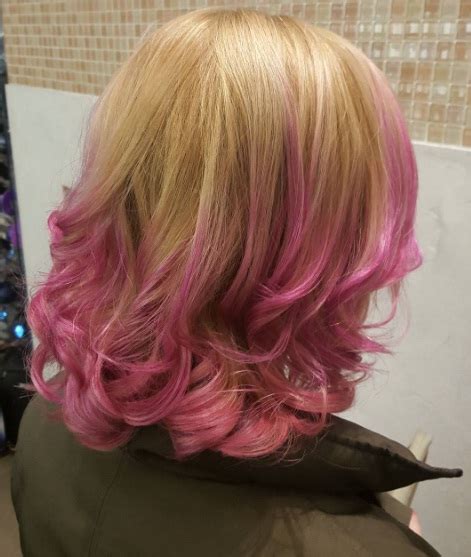 Pink Tips Are A Sweet And Girly Valentines Day Hair Look