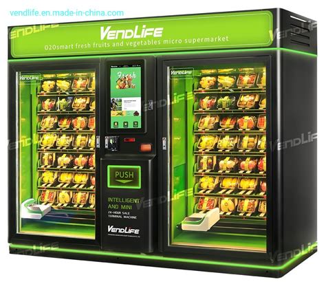 Lift System Refrigerator Cupcake Vegetable Salad Vendlife Vending