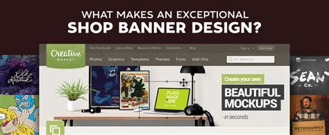 What Makes An Exceptional Shop Banner Design ~ Creative Market Blog