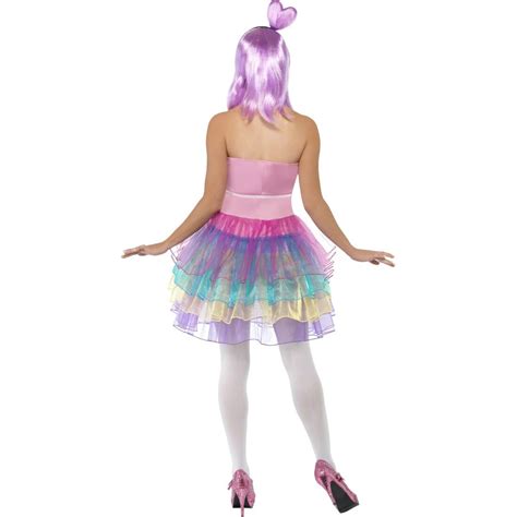candy girl kostüm popstar damenkostüm candygirl outfit karneval damen 35 19