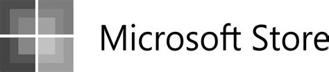 Microsoft Store Logo Black And White Brands Logos